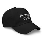 Prompt God Hat — angled embroidery view shown in Black